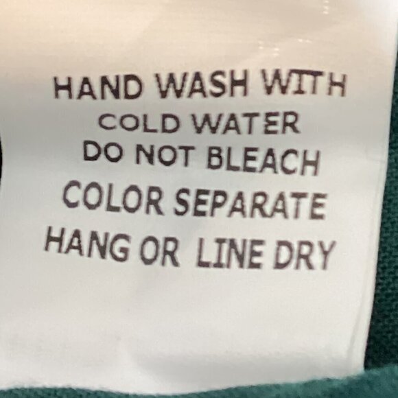 NWT Fab'rik Green Gold Paisley Zip Back V-Neck Long Sleeve Romper Sz S #311F - Picture 9 of 9